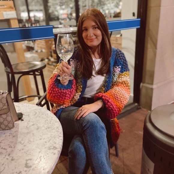 Frnch Rainbow Cardigan 